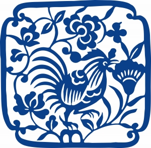 古代青花瓷图案花纹中国风图案-ID:417063954