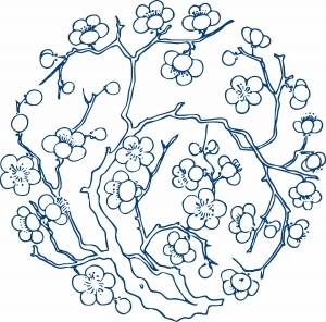 古代青花瓷图案花纹中国风图案-ID:5246988