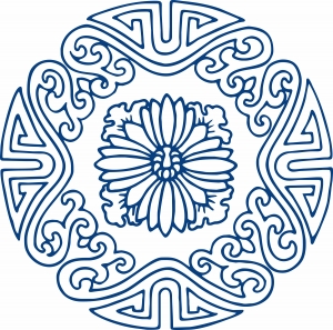 古代青花瓷图案花纹中国风图案-ID:480187895