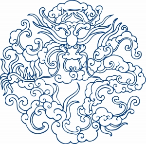 古代青花瓷图案花纹中国风图案-ID:511532078
