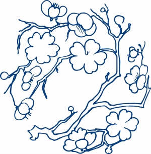 古代青花瓷图案花纹中国风图案-ID:338804963