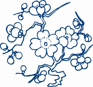 古代青花瓷图案花纹中国风图案-ID:340635067