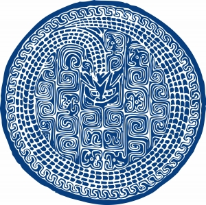 古代青花瓷图案花纹中国风图案-ID:812330279