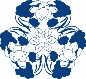 古代青花瓷图案花纹中国风图案-ID:933406119