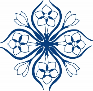 古代青花瓷图案花纹中国风图案-ID:406280047