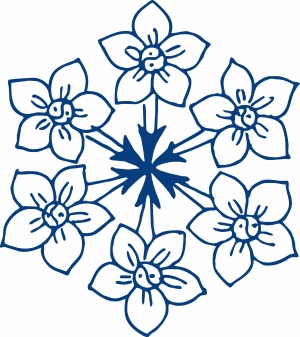 古代青花瓷图案花纹中国风图案-ID:504128966