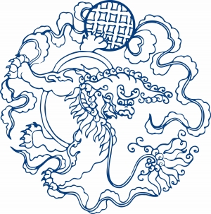 古代青花瓷图案花纹中国风图案-ID:922159912