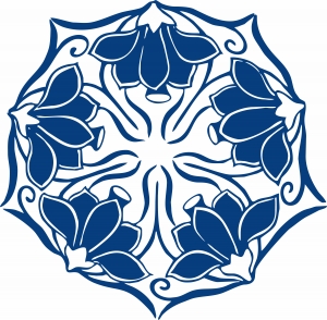 古代青花瓷图案花纹中国风图案-ID:740284928