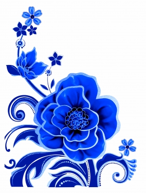 古代青花瓷图案花纹中国风图案-ID:212594998