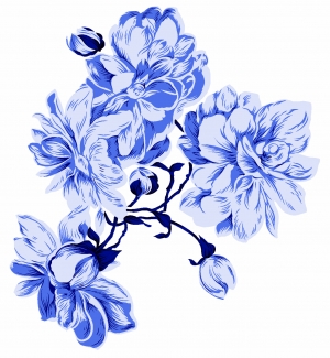 古代青花瓷图案花纹中国风图案-ID:844662901
