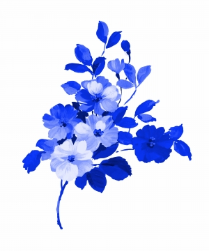古代青花瓷图案花纹中国风图案-ID:550950051