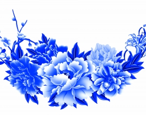古代青花瓷图案花纹中国风图案-ID:318984994
