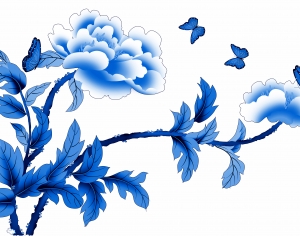 古代青花瓷图案花纹中国风图案-ID:452353007