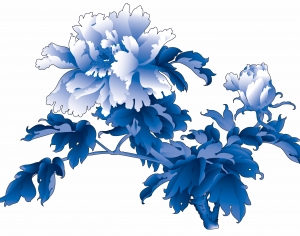 古代青花瓷图案花纹中国风图案-ID:526500941