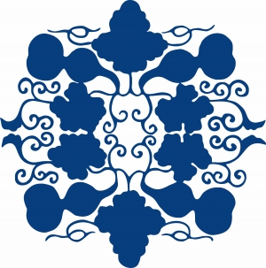 古代青花瓷图案花纹中国风图案-ID:334196093