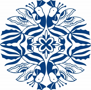 古代青花瓷图案花纹中国风图案-ID:325238948