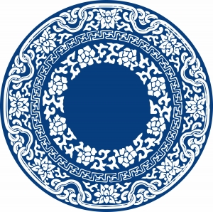 古代青花瓷图案花纹中国风图案-ID:278824094