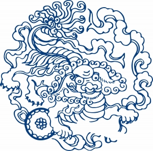 古代青花瓷图案花纹中国风图案-ID:360991955