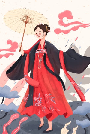 中国风古风人物素材-ID:449424983