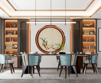 New Chinese Style Dining Room-ID:204116112
