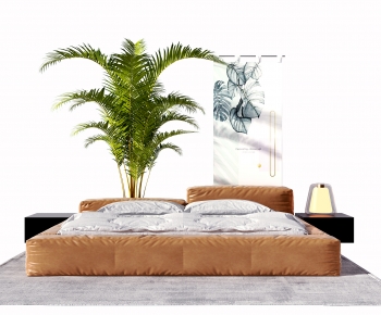 Modern Double Bed-ID:186919939