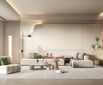 Wabi-sabi Style A Living Room-ID:624517927