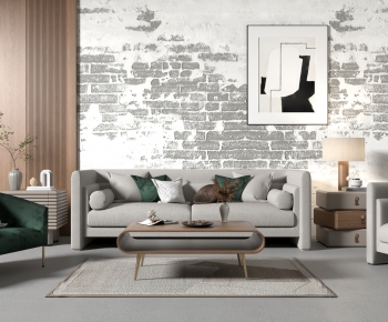 Modern Nordic Style Sofa Combination-ID:998657945