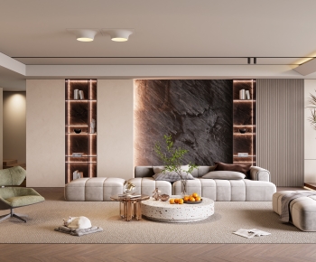 Wabi-sabi Style A Living Room-ID:251359946