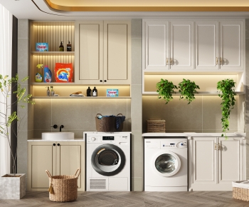 Modern Laundry Cabinet-ID:655493971