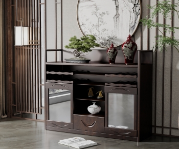New Chinese Style Sideboard-ID:372761012