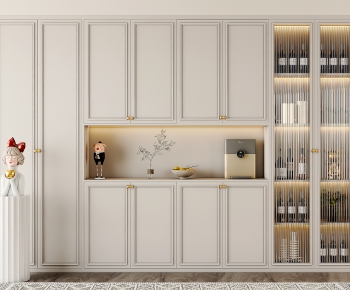 French Style Wine Cabinet-ID:329910996