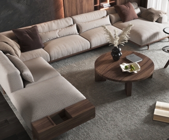 Wabi-sabi Style Sofa Combination-ID:320950981