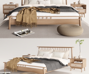 Japanese Style Double Bed-ID:121810918