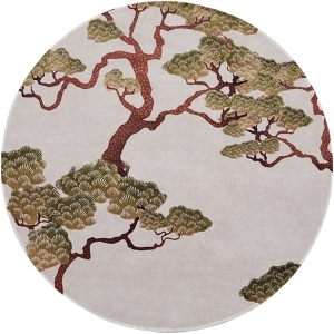 新中式圆毯-ID:5368167