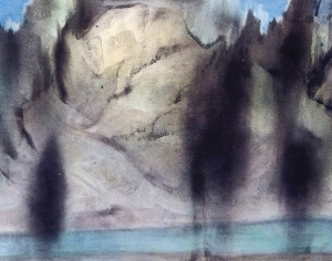 现代抽象水墨画-ID:245174883
