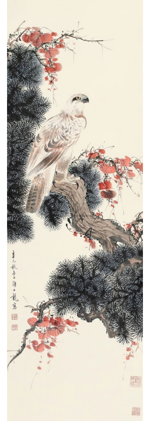 新中式工笔花鸟画-ID:219059089
