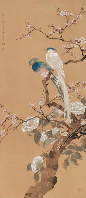 新中式工笔花鸟画-ID:236852888
