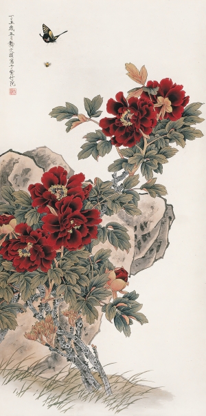 新中式工笔花鸟画-ID:663701066