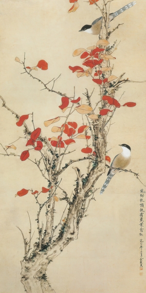 新中式工笔花鸟画-ID:893515112