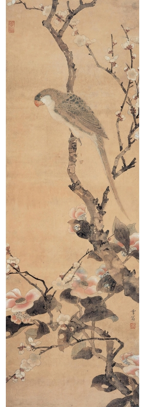 新中式工笔花鸟画-ID:555119047
