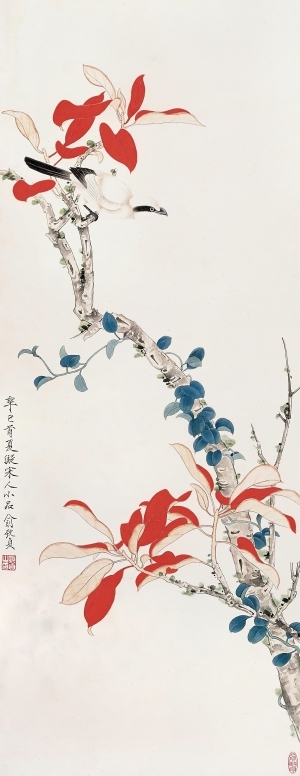 新中式工笔花鸟画-ID:5430172