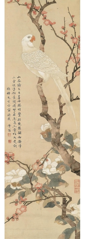 新中式工笔花鸟画-ID:5430181