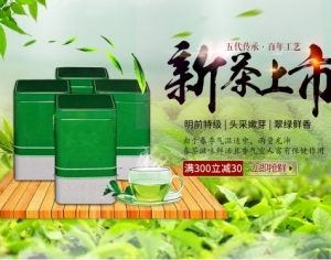 中国风古风茶叶茶具海报-ID:5250779
