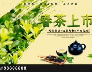 中国风古风茶叶茶具海报-ID:5250795