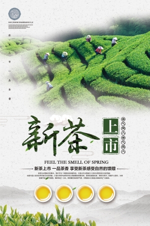 中国风古风茶叶茶具海报-ID:671896937