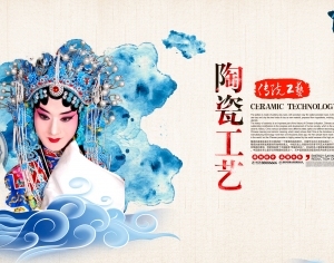 中国风古风古玩文玩瓷器海报-ID:5250994