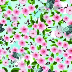 无缝卡通动物图案壁纸-ID:5257891