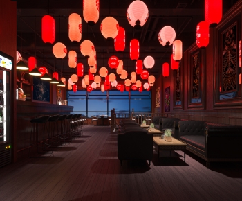Chinese Style Industrial Style Restaurant-ID:970585117
