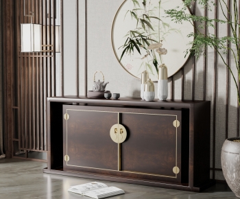 New Chinese Style Side Cabinet/Entrance Cabinet-ID:144300941