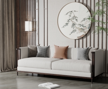 New Chinese Style A Sofa For Two-ID:441462993